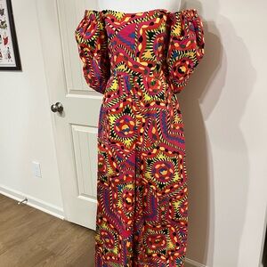 Colorful Geometric Alissa jumpsuit by bel Kazan